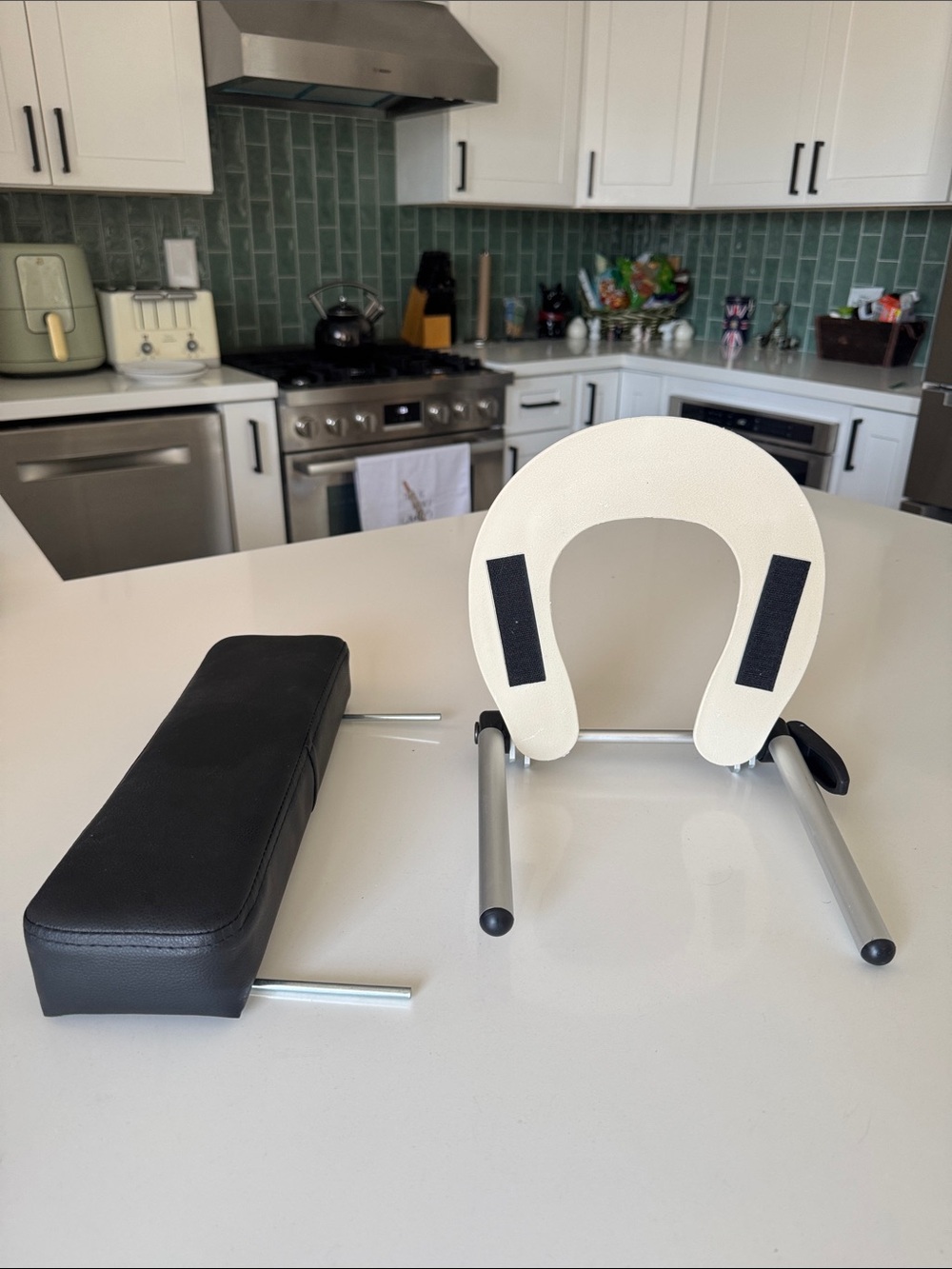 Aluminum Massage Table Face Cradle and Arm Rest Cushion